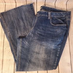 Womens Amethyst Denim Blue Jeans Plus Size 22 W 44